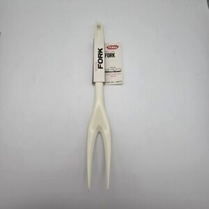 Vintage Foley Heat Resistant White Nylon Two-Tined Kitchen Fork